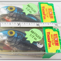 Storm Metallic Shad Blue Back Rattlin' Thinfin Pair In Boxes ART152
