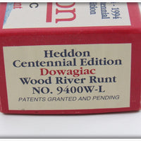 Heddon 1894-1994 Centennial Edition Perch River Runt In Box