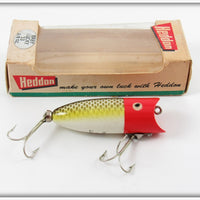 Vintage Heddon JRH Red Head Dace Baby Lucky 13 Lure In Box