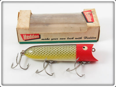 Vintage Heddon JRH Red Head Dace Lucky 13 Lure In Box 