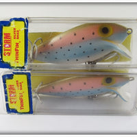 Storm Rainbow Trout Thinfin Silver Shad Pair In Boxes BT41