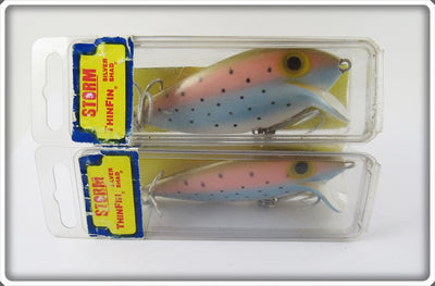 Storm Rainbow Trout Thinfin Silver Shad Pair In Boxes BT41