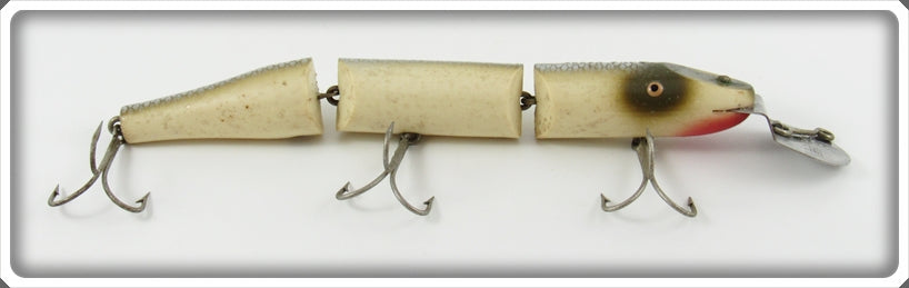 Vintage Creek Chub Silver Flash Triple Jointed Pikie Lure