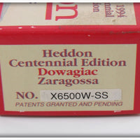 Heddon 1894-1994 Centennial Edition Silver Flitter Zaragossa In Box