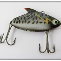 Heddon Black Crappie With Gold Lightning Super Sonic