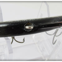 Heddon Black Crappie With Gold Lightning Super Sonic