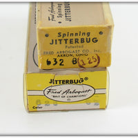 Fred Arbogast Black Jitterbug Pair In Boxes