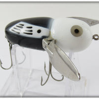 Heddon Black White Head Plastic Crazy Crawler