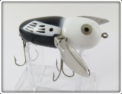 Heddon Black White Head Plastic Crazy Crawler