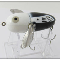 Heddon Black White Head Plastic Crazy Crawler