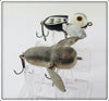 Heddon Tiny Crazy Crawler Pair: Black White Head & Mouse