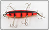 Contemporary Orange With Black Stripes Five Hook Minnow