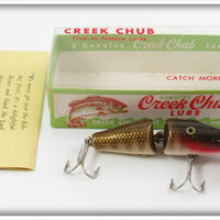Creek Chub Pikie Scale Jointed Spinning Pikie Lure In Box