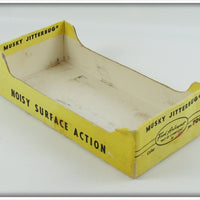 Fred Arbogast Red & White Musky Jitterbug In Box