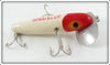 Fred Arbogast Red & White Musky Jitterbug In Box
