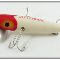 Fred Arbogast Red & White Musky Jitterbug In Box