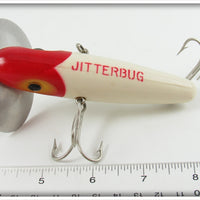 Fred Arbogast Red & White Musky Jitterbug In Box