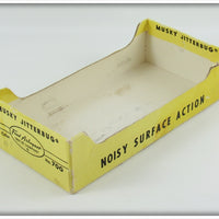 Fred Arbogast Red & White Musky Jitterbug In Box