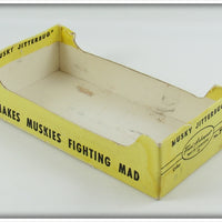 Fred Arbogast Red & White Musky Jitterbug In Box