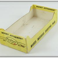 Fred Arbogast Red & White Musky Jitterbug In Box