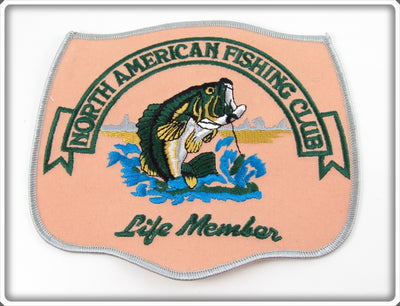 Vintage North American Fishing Club Life Member Patch