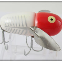 Heddon Red & White Shore Plastic Crazy Crawler