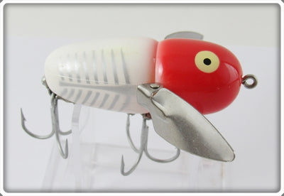Heddon Red & White Shore Plastic Crazy Crawler