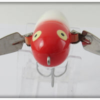 Heddon Red & White Shore Plastic Crazy Crawler