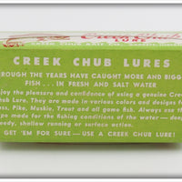 Creek Chub Silver Flash Spinning Darter In Box