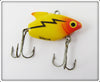 Heddon Yellow With Black Lightning Sonic
