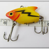 Heddon Yellow With Black Lightning Sonic