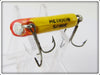Heddon Yellow With Black Lightning Sonic