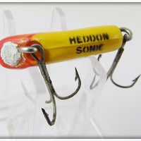 Heddon Yellow With Black Lightning Sonic