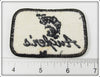 Angler's Black & White Jumping Bass Patch