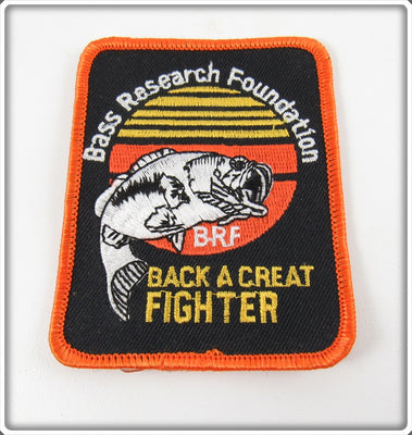Vintage Bass Research Foundation Back A Great Fighter Patch