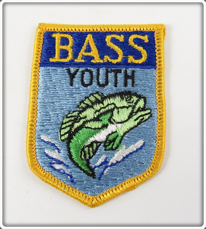 Vintage B.A.S.S. Bass Anglers Sportsman Society Youth Patch