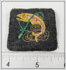 Fish With Hook Black & Yellow Patch