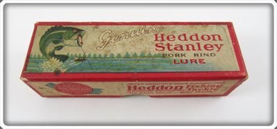 Vintage Heddon Gold Plate King Stanley Empty Box 