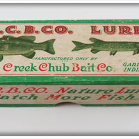 Vintage Creek Chub Pikie Scale Jointed Pikie Empty Box