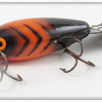 Bomber Bait Co Orange Black Stripes Model 500