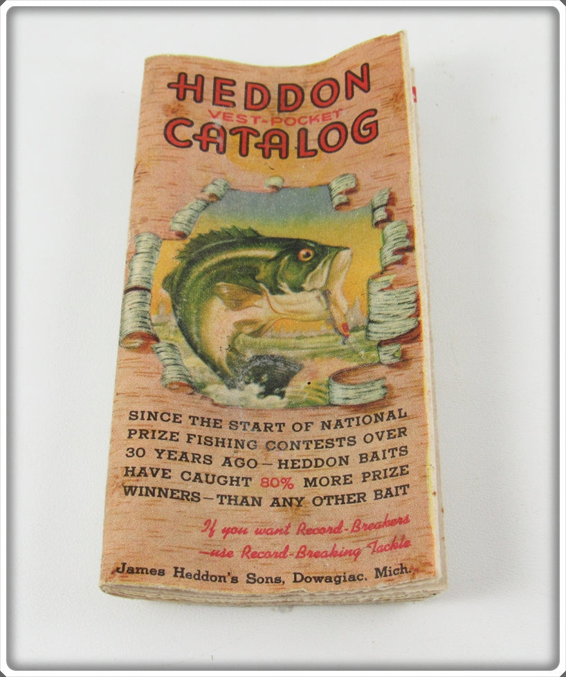 Vintage Heddon Vest Pocket Catalog