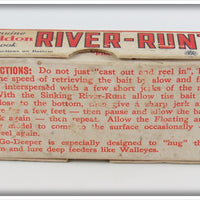 Heddon Black Shore Early River Runt Spook Sinker In Box