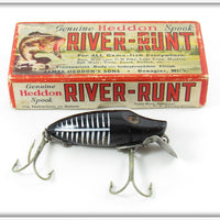 Heddon Black Shore Early River Runt Spook Sinker Lure In Box 