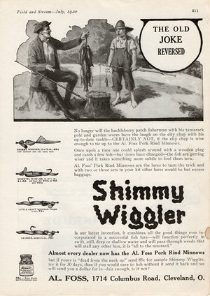 1920 Al Foss Shimmy Wiggler Ad