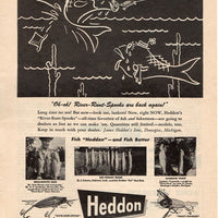 1946 Heddon River Runt & Crazy Crawler Ad