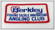 Vintage Berkley Fishing Tackle Innovations Angling Club Patch 