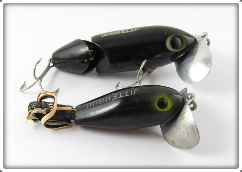 Arbogast Black Jitterbug Pair