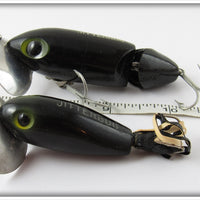 Arbogast Black Jitterbug Pair