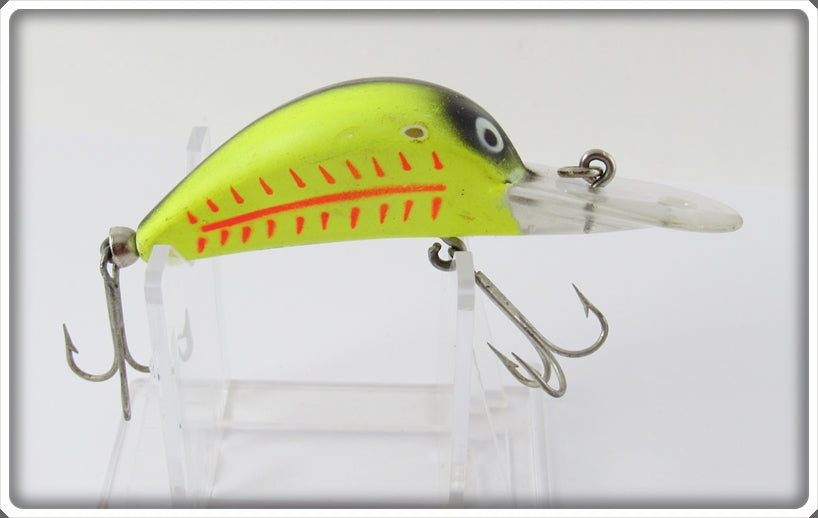 Heddon YFO Fluorescent Yellow Red Ribs Hedd Hunter