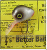 Big Z's Better Baits Ronnie Zint's Grey & Black Porky Ubangi On Card